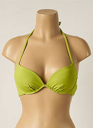 Haut de maillot de bain haut soutien-gorge emboitant haut soutien-gorge emboitant vert IODUS femme