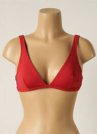 Haut de maillot de bain stretch rouge IODUS femme