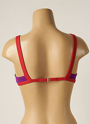 Haut de maillot de bain stretch rouge IODUS femme