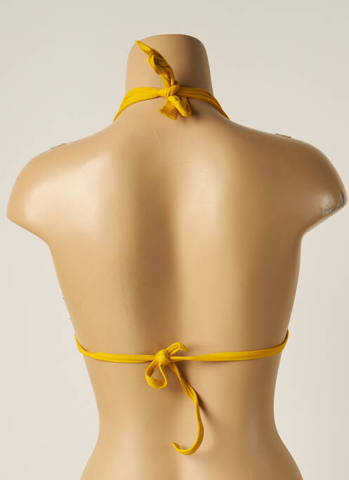 Haut de maillot de bain jaune IODUS pour femme