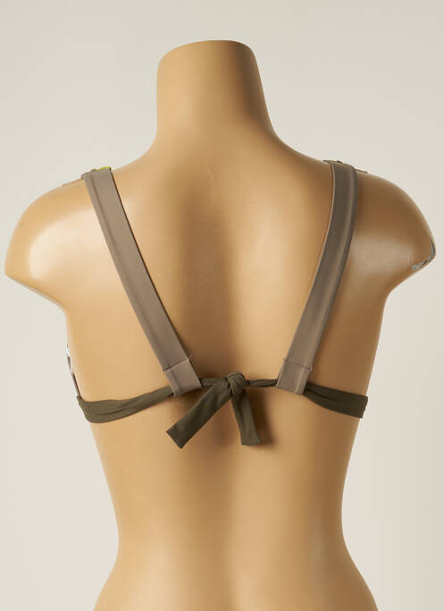 Haut de maillot de bain marron IODUS pour femme