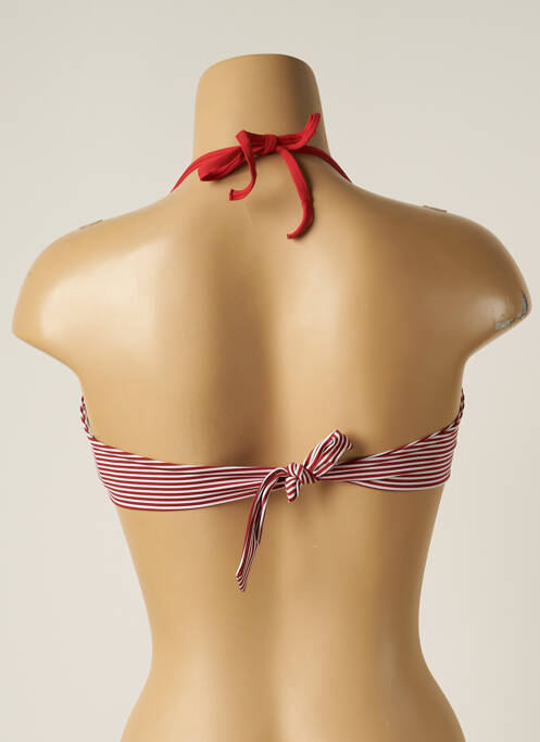 Haut de maillot de bain rouge IODUS pour femme