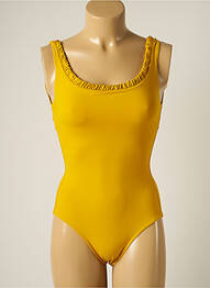 Maillot de bain 1 pièce brassieres brassieres jaune IODUS femme