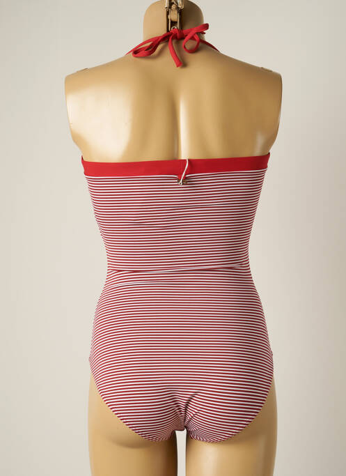 Maillot de bain 1 pièce rouge IODUS pour femme