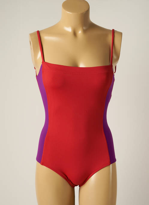 Maillot de bain 1 pièce rouge IODUS pour femme