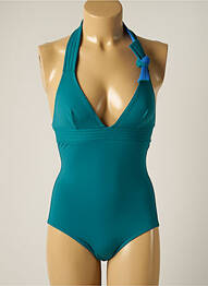 Maillot de bain 1 pièce haut triangles haut triangles bleu IODUS femme