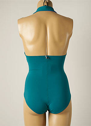 Maillot de bain 1 pièce haut triangles haut triangles bleu IODUS femme