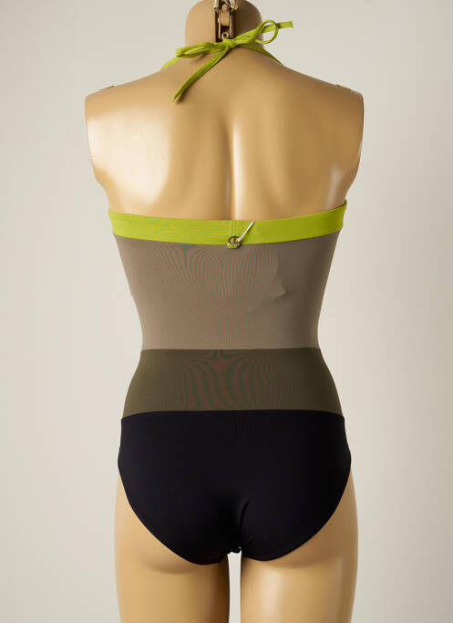 Maillot de bain 1 pièce vert IODUS pour femme
