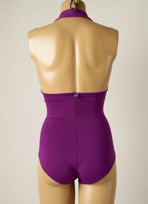 Maillot de bain 1 pièce violet IODUS pour femme
