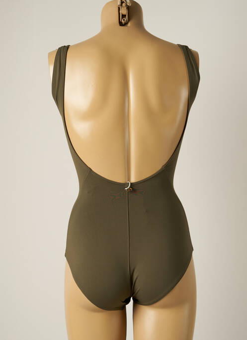 Maillot de bain 1 pièce vert IODUS pour femme