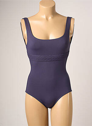 Maillot de bain 1 pièce haut bandeau haut bandeau violet IODUS femme