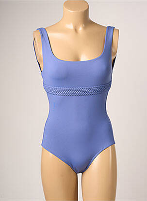 Maillot de bain 1 pièce haut bandeau haut bandeau bleu IODUS femme