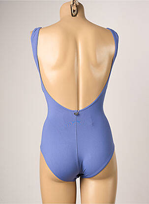 Maillot de bain 1 pièce haut bandeau haut bandeau bleu IODUS femme