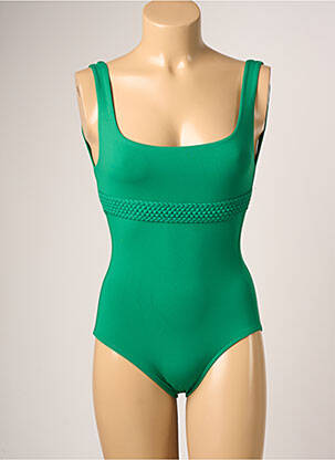 Maillot de bain 1 pièce haut bandeau haut bandeau vert IODUS femme