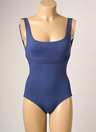 Maillot de bain 1 pièce haut bandeau haut bandeau bleu IODUS femme