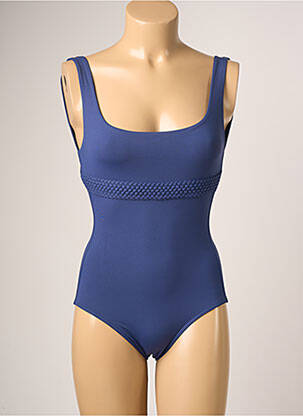Maillot de bain 1 pièce haut bandeau haut bandeau bleu IODUS femme