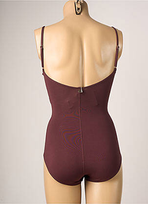 Maillot de bain 1 pièce haut bandeau haut bandeau rouge IODUS femme