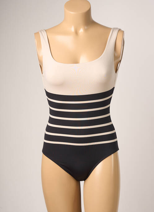 Maillot de bain 1 pièce haut bandeau haut bandeau noir IODUS femme