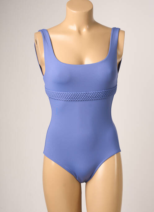 Maillot de bain 1 pièce haut bandeau haut bandeau bleu IODUS femme
