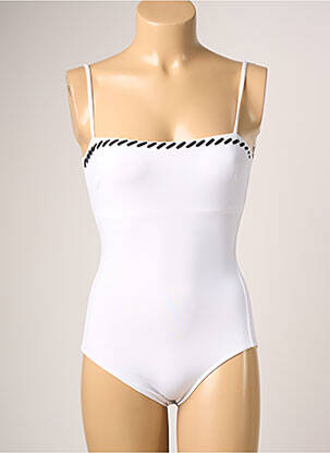 Maillot de bain 1 pièce brassieres brassieres blanc IODUS femme