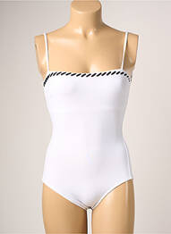 Maillot de bain 1 pièce brassieres brassieres blanc IODUS femme