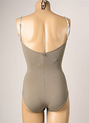 Maillot de bain 1 pièce brassieres brassieres marron IODUS femme