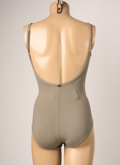 Maillot de bain 1 pièce gris IODUS pour femme