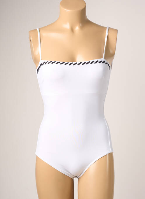 Maillot de bain 1 pièce brassieres brassieres blanc IODUS femme