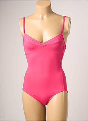 Maillot de bain 1 pièce haut soutien-gorge emboitant haut soutien-gorge emboitant rose IODUS femme