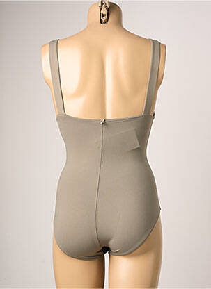 Maillot de bain 1 pièce haut triangles haut triangles gris IODUS femme