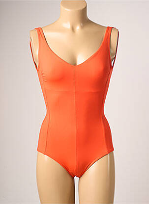 Maillot de bain 1 pièce haut soutien-gorge emboitant haut soutien-gorge emboitant orange IODUS femme