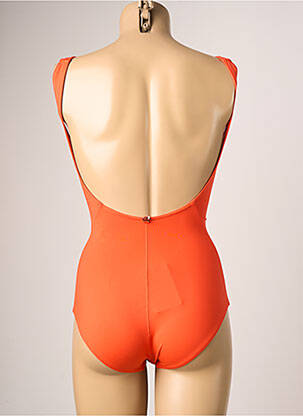 Maillot de bain 1 pièce haut soutien-gorge emboitant haut soutien-gorge emboitant orange IODUS femme