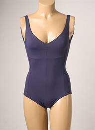 Maillot de bain 1 pièce haut soutien-gorge emboitant haut soutien-gorge emboitant bleu IODUS femme