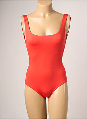 Maillot de bain 1 pièce haut soutien-gorge emboitant haut soutien-gorge emboitant orange IODUS femme