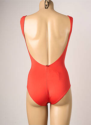 Maillot de bain 1 pièce haut soutien-gorge emboitant haut soutien-gorge emboitant orange IODUS femme