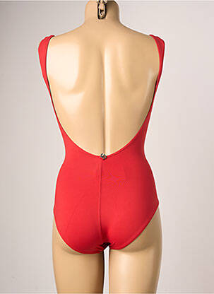 Maillot de bain 1 pièce haut soutien-gorge emboitant haut soutien-gorge emboitant rouge IODUS femme