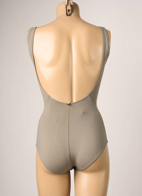 Maillot de bain 1 pièce gris IODUS pour femme