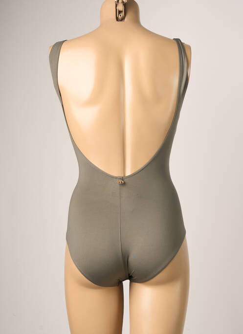 Maillot de bain 1 pièce gris IODUS pour femme