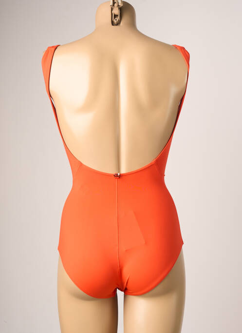 Maillot de bain 1 pièce orange IODUS pour femme