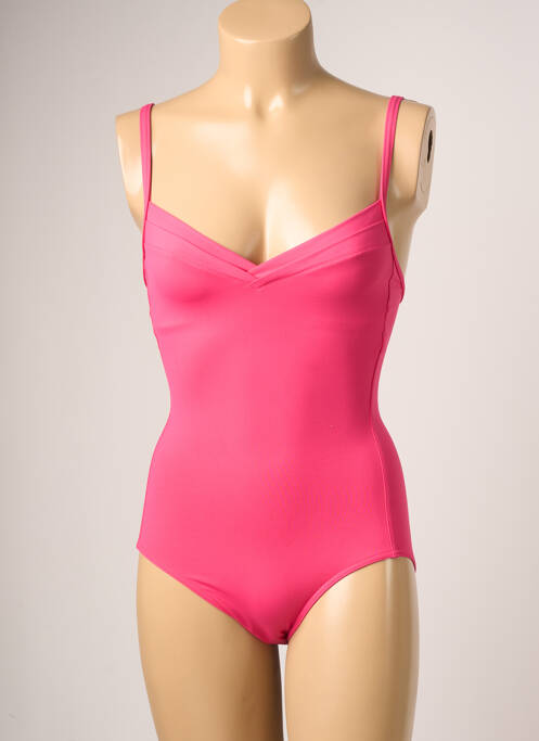 Maillot de bain 1 pièce haut soutien-gorge emboitant haut soutien-gorge emboitant rose IODUS femme