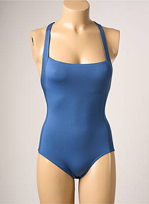 Maillot de bain 1 pièce haut soutien-gorge emboitant haut soutien-gorge emboitant bleu IODUS femme