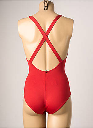 Maillot de bain 1 pièce haut soutien-gorge emboitant haut soutien-gorge emboitant rouge IODUS femme