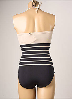Maillot de bain 1 pièce bretelles élastiquées amovibles noir IODUS femme