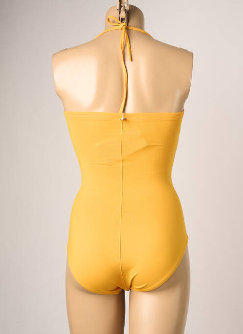 Maillot de bain 1 pièce jaune IODUS pour femme