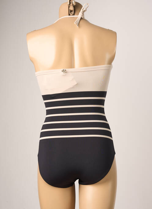 Maillot de bain 1 pièce bretelles élastiquées amovibles noir IODUS femme