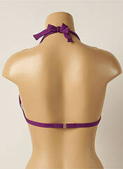 Haut de maillot de bain violet IODUS pour femme seconde vue