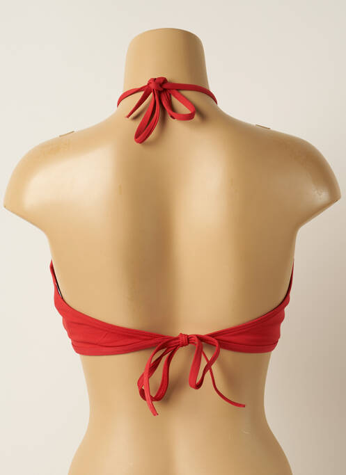 Haut de maillot de bain haut soutien-gorge emboitant haut soutien-gorge emboitant rouge IODUS femme