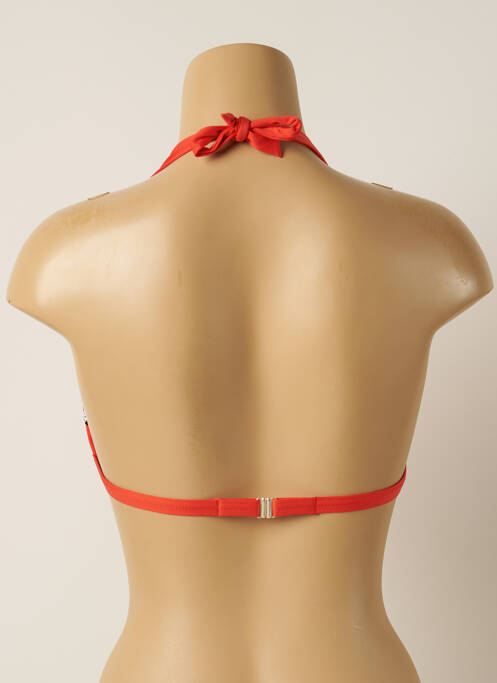 Haut de maillot de bain orange IODUS pour femme