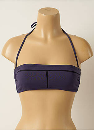Haut de maillot de bain haut bandeau haut bandeau bleu IODUS femme