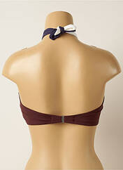 Haut de maillot de bain marron IODUS pour femme seconde vue